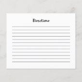 Whimsical Retro Cherries Vrijgezellenfeest Recept (Achterkant)