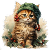 Whimsical retro Christmas present party invitation Kaart