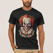 Whimsical Retro Clown T-shirt Cool & Modern Style (Voorkant)