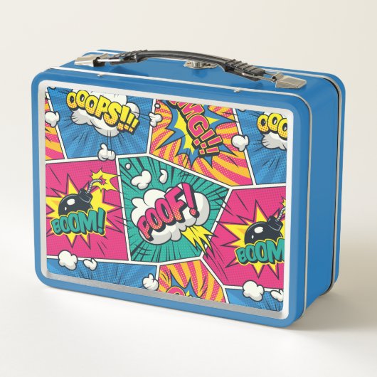 Whimsical Retro Comic - Kleurrijke Pop Art Design (Achterkant)