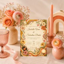 Whimsical Retro Disco Bruiloft