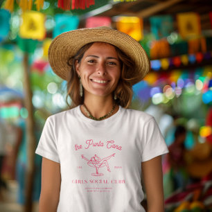 Whimsical Retro Doodle   Meisjesuitje Weekend T-shirt