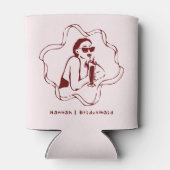 Whimsical Retro Doodle | Vrijgezellenweekend Blikjeskoeler (Achterkant)