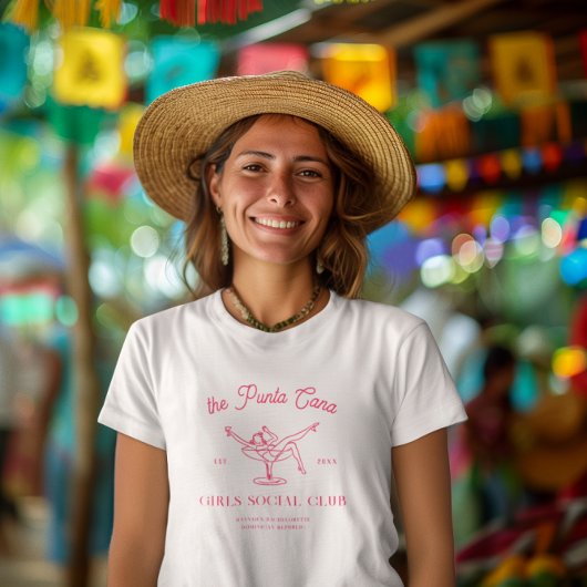 Whimsical Retro Doodle | Vrijgezellenweekend T-shirt