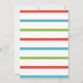 Whimsical Retro Little Elf op de Weg Baby shower Kaart (Achterkant)