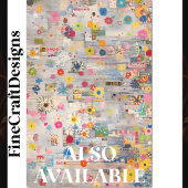 Whimsical Retro Pop Art Pink Frog BP6A Decoupage Tissuepapier