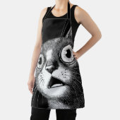 Whimsical Retro Psycho Cat Schort (Insitu)