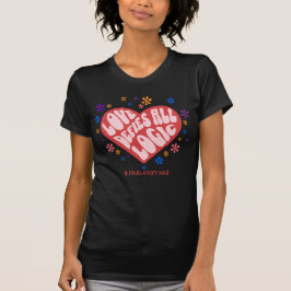 Whimsical Retro Romantiek T-shirt