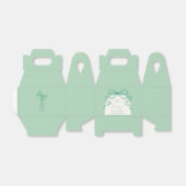 Whimsical Retro Sage Hand getrokken boog Baby show Bedankdoosjes (Uitgevouwen)