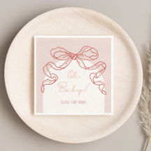 Whimsical Retro Sinaasappel Hand getrokken boog Ba