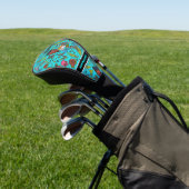 Whimsical Retro Stripverhaal Gepersonaliseerd Golfheadcover (Insitu)