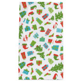 Whimsical Retro Tree Gifts Elf Pet Schoenen Kerst Klein Cadeauzakje (Voorkant)