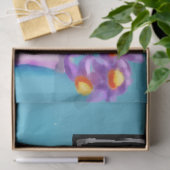 Whimsical Retro TV Televisie Mid-Century Schilderi Tissuepapier (Geschenk)