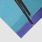 Whimsical Retro TV Televisie Mid-Century Schilderi Tissuepapier (Detail)