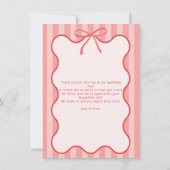 Whimsical Ribbon Border Bedankt Card (Achterkant)