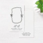 Whimsical Ribbon Handgemaakte Sieraden Display Kaa Visitekaartje (Bureau)