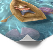 Whimsical River Storybook kids Poster (Hoek)