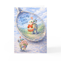 Whimsical Robot Birthday Card