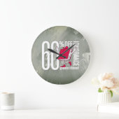 Whimsical Rode Boek Onwetendheid is Verboden Acryl Grote Klok (Huis)