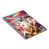 Whimsical romantisch anime koppel notitieboek (Rechterzijde)