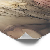 Whimsical Romantische Fairy op het gebied van bloe Poster (Hoek)