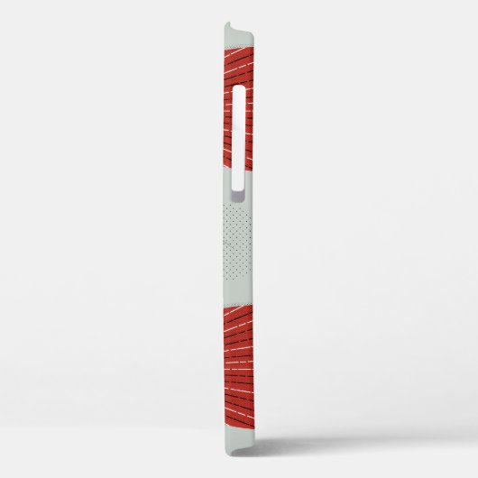 Whimsical rood bloemstuk Case-Mate iPhone case (Achterkant / Links)