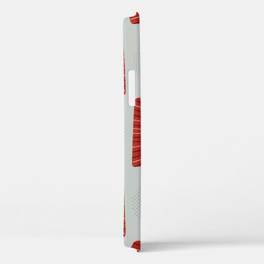 Whimsical rood bloemstuk Case-Mate iPhone case (Achterkant / Rechts)