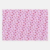 Whimsical rood en zwart lieveheersbeestje kunst Wa Inpakpapier Vel (Voorkant 3)