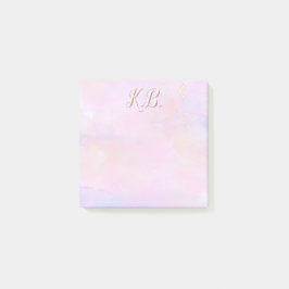 Whimsical Roze Aquarel Studie Essentieel Post-it® Notes
