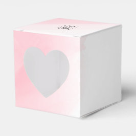 Whimsical Roze Bedrijfs Koffiemeisje Bedankdoosjes