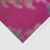 Whimsical Roze  Bloemen Peacock Spider Art Tissuepapier (Detail)