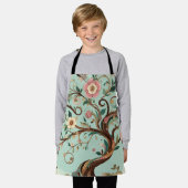 Whimsical Roze Boom Hart Schort (Gedragen)