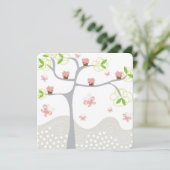 Whimsical Roze Cupcakes Boom Sweet Girl's Verjaard Kaart (Staand voorkant)