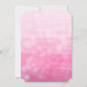 Whimsical Roze en Paarse Bloemen Baby shower Kaart (Achterkant)