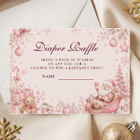 Whimsical Roze Kerstman Luierspel