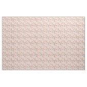 Whimsical roze kerststof stof (Fat Quarter)
