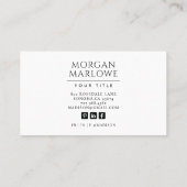 Whimsical Roze Paarse Schattigee Boho Bloemen Wild Visitekaartje (Achterkant)