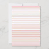 Whimsical roze rode schattige kerstfeestviering kaart (Achterkant)