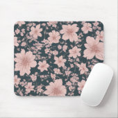 Whimsical roze Sakura patroon Muismat (Met muis)