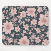 Whimsical roze Sakura patroon Muismat (Voorkant)