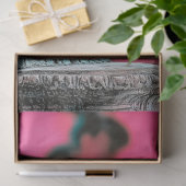 Whimsical Roze Valentijnsdag Gargoyle Decoupage Tissuepapier (Geschenk)