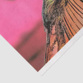 Whimsical Roze Valentijnsdag Gargoyle Decoupage Tissuepapier (Detail)