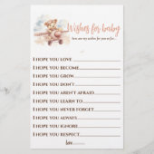 Whimsical Roze Vliegtuig Avontuur Baby shower Flyer (Voorkant)