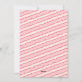 Whimsical Roze Waterverf kerstboom Feestdagenkaart (Achterkant)