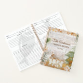 Whimsical Rustic Country Family Recipe Book Notitieboek (Binnen)