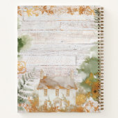 Whimsical Rustic Country Family Recipe Book Notitieboek (Achterkant)