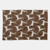 Whimsical Rustic Deer Kitchen Towels Theedoek (Horizontaal)