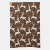 Whimsical Rustic Deer Kitchen Towels Theedoek (Verticaal)