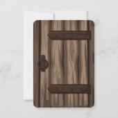 Whimsical Rustic Storybook Baby shower Bedankkaart (Achterkant)