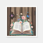 Whimsical Rustic Storybook Baby shower Servet (Voorkant)